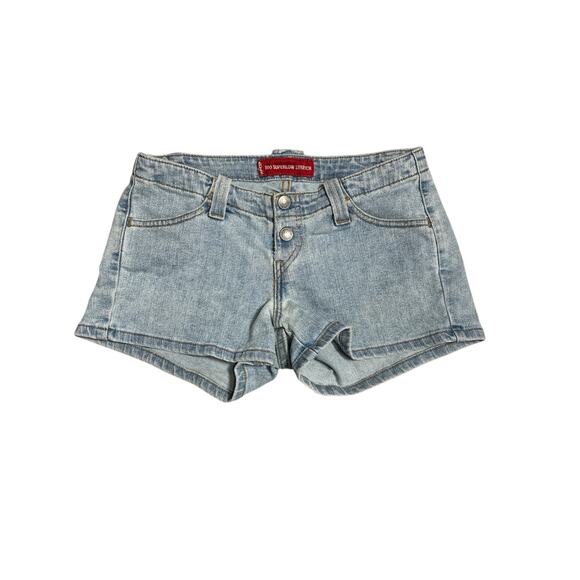 Y2K Levi's Too Superlow Stretch Denim Shorts 5 JR
Light Wash Low Rise - Picture 1 of 7